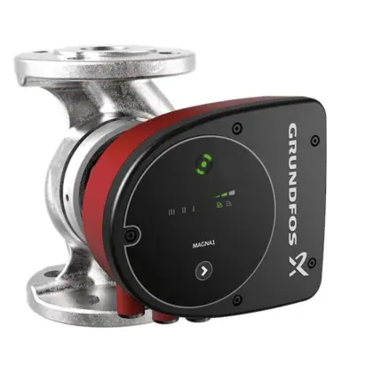 Grundfos Circulatiepomp Grundfos Magna1 N 10bar . L=220mm . Hmax=6m . DN40-PN6 . sanitaire toepassing  . EEI <= 0.2 Qmax=2m3/h 40-60 F 99221300