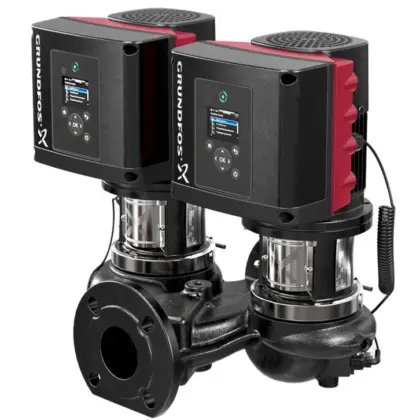 Grundfos Inlinepomp Grundfos TPE3 D DN32 flens Qmax=15.31m3/h 220mm 12m 32-120 99272541