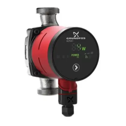 Grundfos Circulatiepomp Grundfos Alpha1 N 10bar . L=150mm . Hmax=4m . 5/4"M . sanitaire toepassing . EEI <= 0.2 20-40 150 99452178