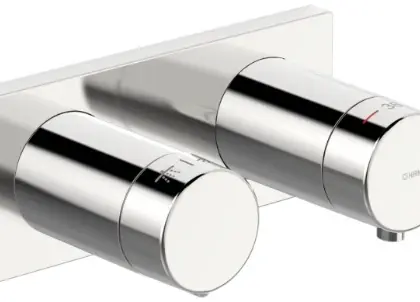 Hansa 44539583 Hansa Hansaliving kleurset thermostaatkraan met stopfunctie - chroom