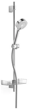Hansa 44780133 Hansa HansaBasicjet doucheset 720 mm - met handdouche Basicjet 95 mm - 3 stralen - chroom - doucheflexibel 1750 mm - zeephouder