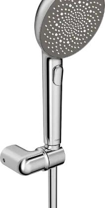 Hansa HansaAurelia handdoucheset 110 mm 3-jets - wandmontage met flexibel 1250 mm - chroom 47170120