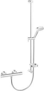Hansa 48130131 Hansa Hansaunita opbouw douchesysteem - chroom - Unita douchethermostaat - doucheset 900 mm - handdouche - doucheflexibel 1/2 x 1750 mm