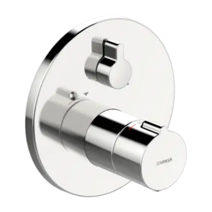 Hansa 88629045 Hansa Hansahome kleurset thermostaatkraan met omsteller - chroom - rond