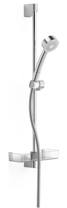 Hansa Glijstangset Hansa HANSABASICJET 650mm chroom 1func met zeepschaal 44780211
