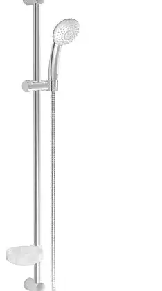 Hansa Glijstangset Hansa HANSABASICJET 900mm chroom 3func met zeepschaal 44670130