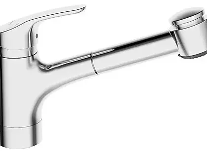 Hansa Keukenmengkraan Hansa HANSAMIX wand eengreeps chroom 01361183
