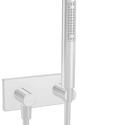 Hansa Afbouwdeel inbouwmengkraan Hansa HANSALIVING geschikt voor douche handbediend chroom 44430100