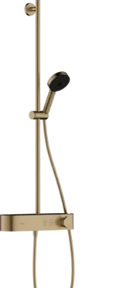Hansgrohe Pulsify S Showerpipe 260 1jet met ShowerTablet Select 400 - Brushed Bronze 24220140