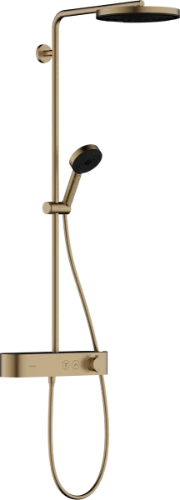 Hansgrohe Pulsify S Showerpipe 260 1jet met ShowerTablet Select 400 - Brushed Bronze 24220140