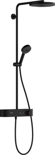 Hansgrohe Pulsify S Showerpipe 260 mm 1jet met ShowerTablet Select 400 - zwart mat 24220670