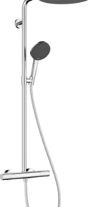 Hansgrohe Raindance Alive S Puro Showerpipe 300 mm 1jet met Ecostat Element thermostaat - chroom 24592000