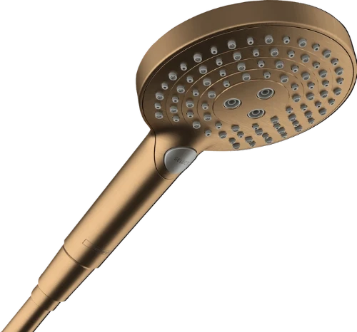 Hansgrohe 26014140 Hansgrohe Raindance Select S 120 3jet handdouche 120 mm Powderrain - Brushed Bronze