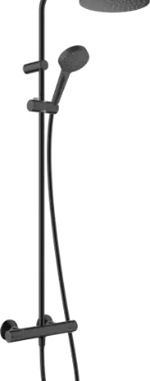 Hansgrohe Vernis Blend Showerpipe 200 1jet Ecosmart douchethermostaatset - zwart mat 26089670