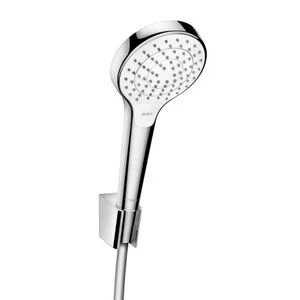 Hansgrohe 26421400 Hansgrohe Croma Select S 110 Vario handdoucheset - wit/chroom - handdouche Croma Select S Vario - wandhouder - doucheflexibel 1/2 x 1250 mm