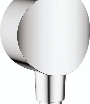 Hansgrohe Fixfit S muuraansluitbocht met terugslagklep 1/2 - met kunststof aansluiting - chroom 26453000