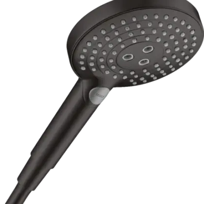 Hansgrohe 26531670 Hansgrohe Raindance Select S 120 3jet Ecosmart handdouche 120 mm - zwart mat