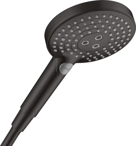 Hansgrohe 26531670 Hansgrohe Raindance Select S 120 3jet Ecosmart handdouche 120 mm - zwart mat
