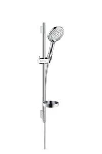 Hansgrohe Raindance Select S 120 3jet ecoSmart doucheset 650 mm - chroom - handdouche Select S 120 jet - met zeepschaal - doucheflexibel 1/2 x 1600 mm 26632000