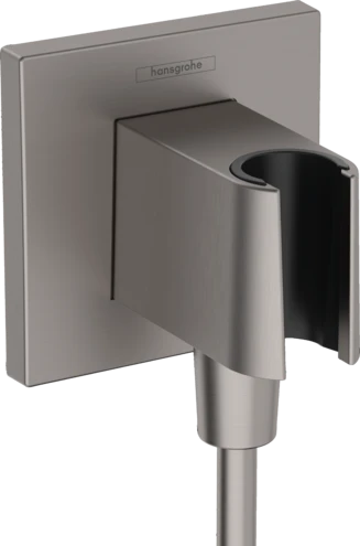 Hansgrohe 26889340 Hansgrohe Fixfit Porter E met douchehouder - Brushed Black Chrome