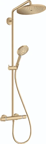 Hansgrohe Croma Select S 280 1jet Showerpipe - Brushed Bronze 26890140