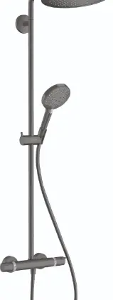 Hansgrohe Croma Select S 280 1jet Showerpipe - Brushed Black Chrome 26890340