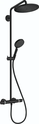 Hansgrohe Croma Select S 280 1jet ecoSmart Showerpipe - zwart mat 26891670