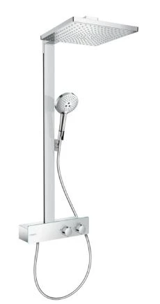 Hansgrohe Raindance E 300 Air douchesysteem - chroom - thermostaat - hoofddouche - handdouche met slang 27361000