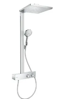 Hansgrohe Raindance E Showerpipe 300 1jet EcoSmart met ShowerTablet 350 - chroom 27362000