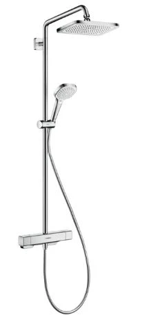 Hansgrohe 27660000 Hansgrohe Croma E Showerpipe 280 1jet EcoSmart met douchethermostaat - chroom