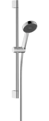 Hansgrohe Activera doucheset 95 mm 2jet EcoSmart met douchestang 650 mm - chroom 28044000