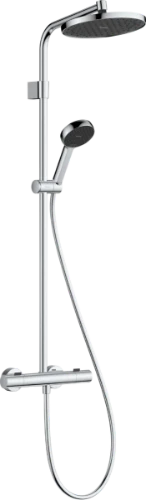 Hansgrohe Activera S Showerpipe 240 mm 1jet EcoSmart met Ecostat Fine thermostaat Varia - chroom 28078000