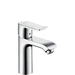 Hansgrohe 31121000 Hansgrohe Metris 110 eengreepswastafelmengkraan - chroom - met automatische lediging - coolstart