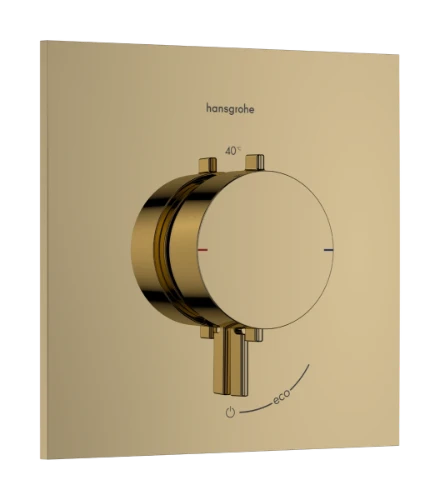 Hansgrohe Ecostat Comfort E inbouwthermostaat 1 functie - Polished Gold Optic 33710990