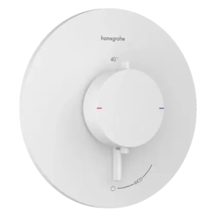 Hansgrohe 33714700 Hansgrohe Ecostat Comfort S inbouwthermostaat 1 functie - Matt White