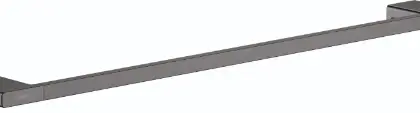 Hansgrohe AddStoris handdoekhouder - Brushed Black Chrome 41747340