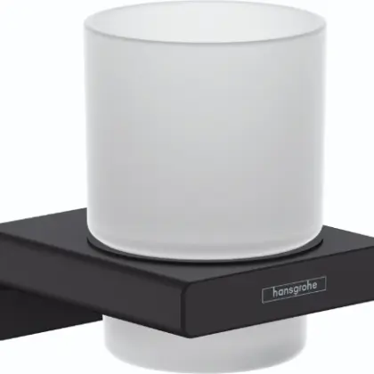 Hansgrohe AddStoris drinkglas - zwart mat 41749670