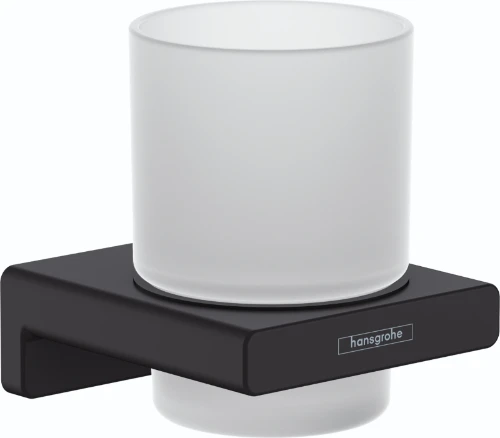 Hansgrohe AddStoris drinkglas - zwart mat 41749670