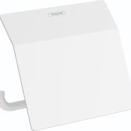 Hansgrohe 41753700 HANSGROHE AddStoris WC-papierhouder met deksel  matt wit