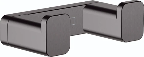 Hansgrohe AddStoris dubbel haaktje - Brushed Black Chrome 41755340