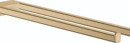 Hansgrohe AddStoris dubbele handdoekenhouder - Brushed Bronze 41770140