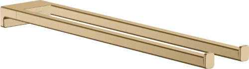 Hansgrohe 41770140 Hansgrohe AddStoris dubbele handdoekenhouder - Brushed Bronze