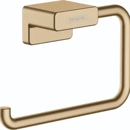 Hansgrohe 41771140 Hansgrohe AddStoris toiletrolhouder zonder deksel - Brushed Bronze