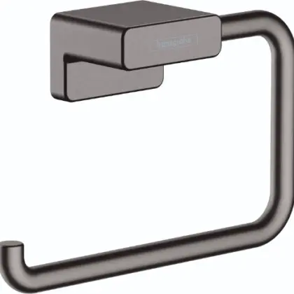 Hansgrohe 41771340 Hansgrohe AddStoris toiletrolhouder zonder deksel - Brushed Black Chrome