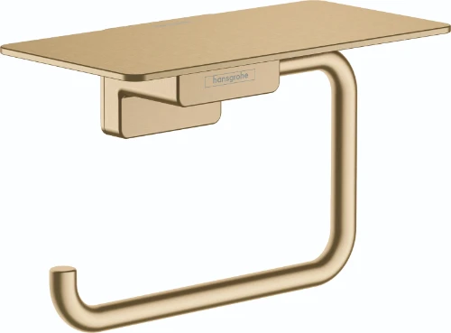 Hansgrohe AddStoris toiletrolhouder met tablet - Brushed Bronze 41772140