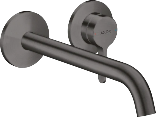 Hansgrohe Axor One eengreeps inbouwwastafelmengkraan uitloop 225 mm - brushed black chrome 48120340