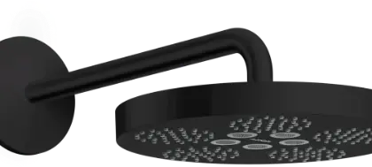 Hansgrohe 48491670 Hansgrohe Axor One hoofddouche 280 1jet - wandmodel met arm - zwart mat