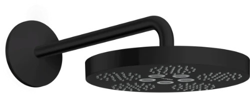 Hansgrohe Axor One hoofddouche 280 1jet - wandmodel met arm - zwart mat 48491670