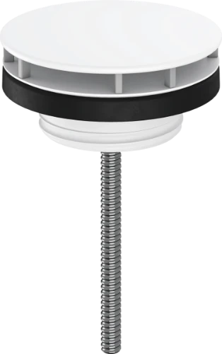 Hansgrohe 50001700 Hansgrohe open afvoerplug - wit mat