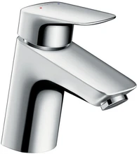 Hansgrohe Logis eengreepswastafelmengkraan - chroom - met automatische lediging - chroom - comfortzone 70 - safety function 71070000